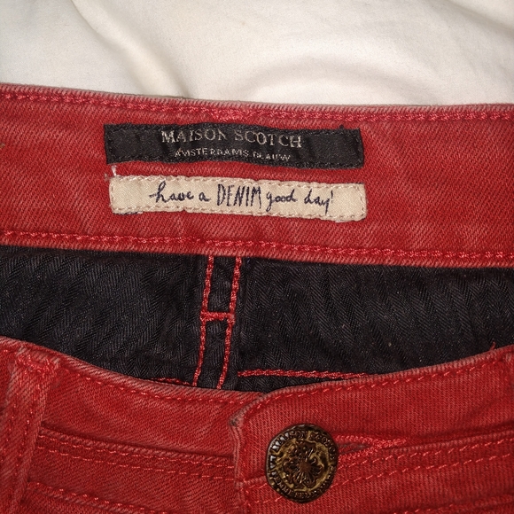 Maison Scotch distressed skinny jeans sz27 - Picture 4 of 10